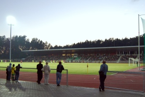 (c) LFF archyvo nuotr.Viena iš potencialių būsimo čempionato varžybų vietų - naujasis Alytaus stadionas.