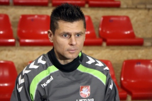 Tomas_Danilevicius_V.Knyzelio_LFF.lt nuotr. (c) V.Knyzelio/LFF.lt nuotr. "Rungtynės su lenkais mums bus labai gera repeticija prieš susitikimą su Pasaulio čempionais."