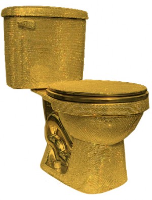 Gold-Toilet uncyclopedia.wikia.com archyvo nuotr.