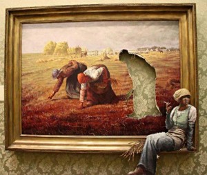 Banksy Banksy kūrinys Bristolio muziejuje